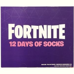 Kids 12 days of socks Fortnite